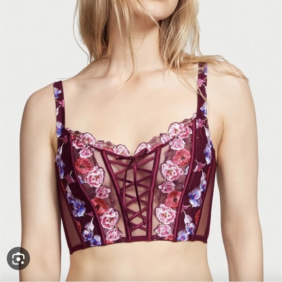 Dream Angels Floral Unlined Corset - Picture 3 of 4